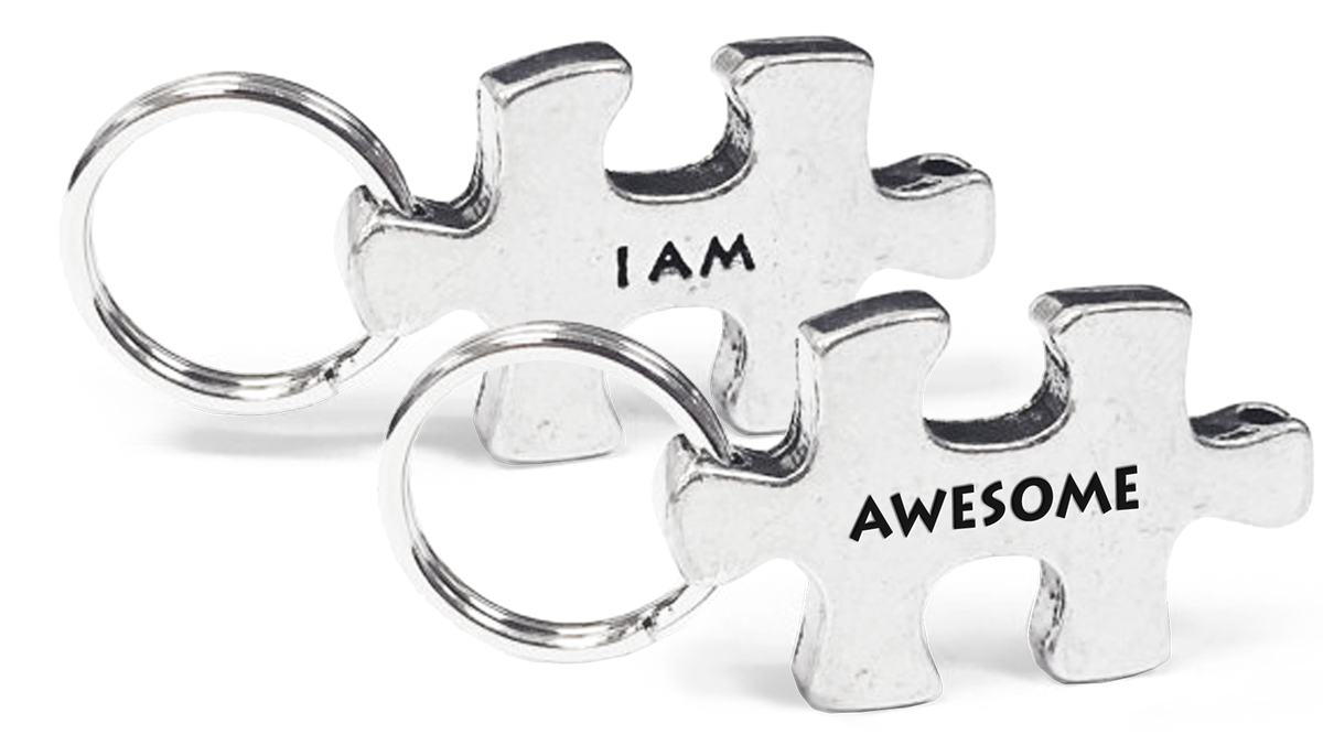 "I AM" Awesome Puzzle Piece Charm
