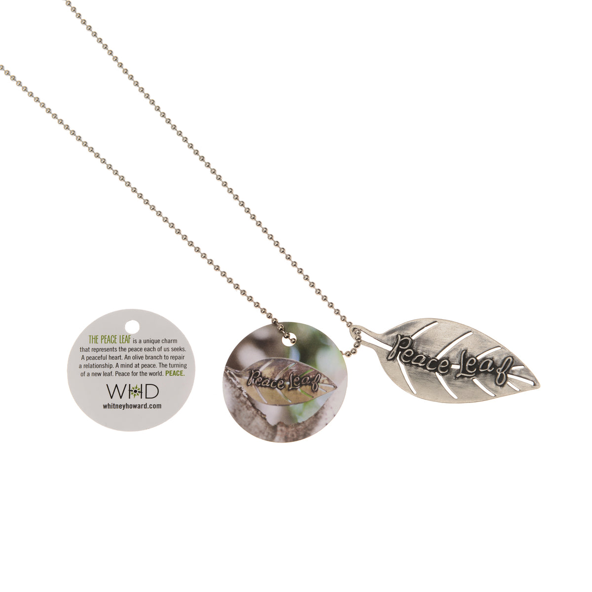 Peace Leaf Charm