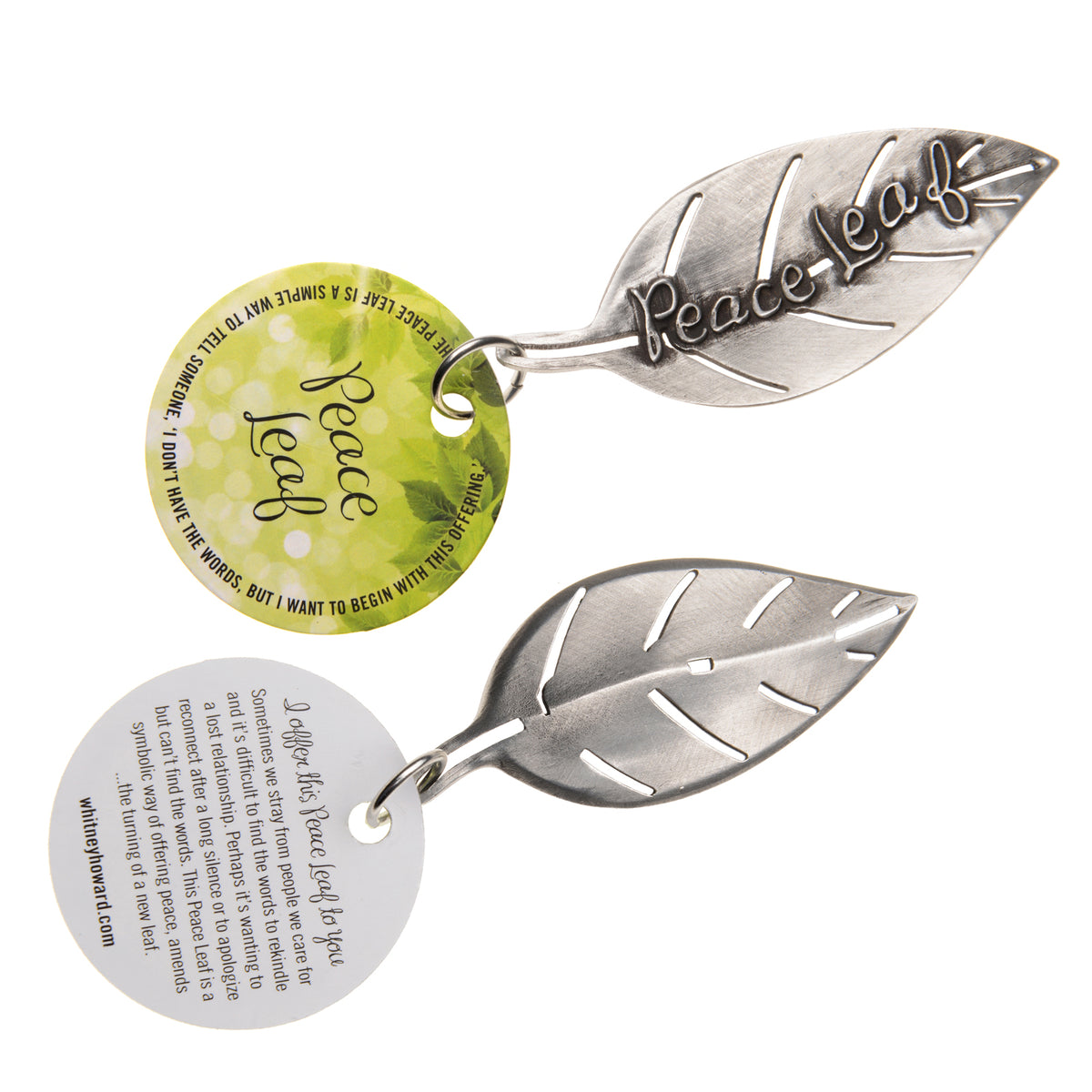 Peace Leaf Charm