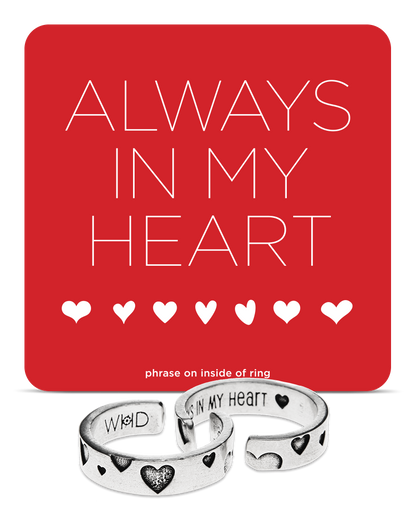 Always in my Heart Inspire Ring