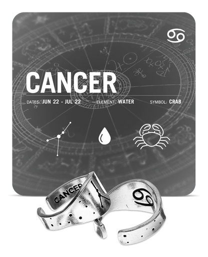 Zodiac Ring - Cancer - Celestial