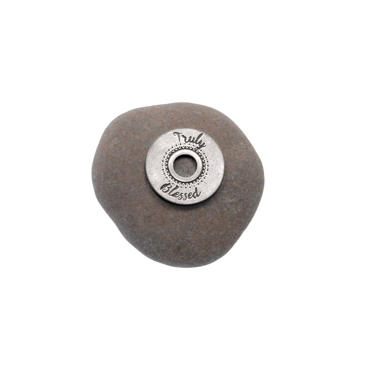 Truly Blessed Meditation Stone | Gratitude & Appreciation Gift | Sunburst