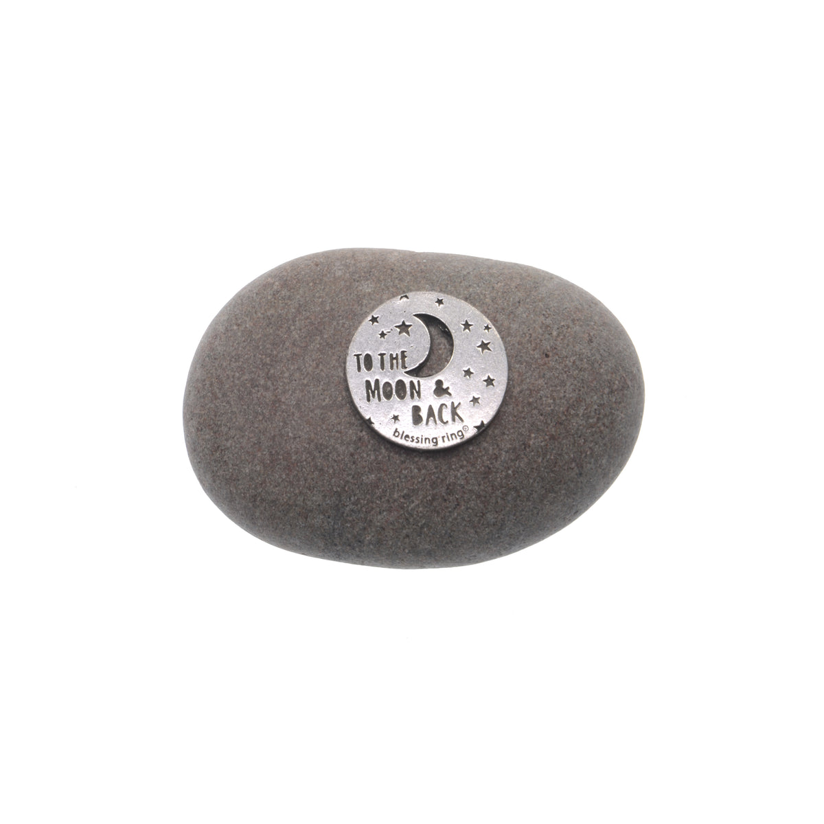 To the Moon & Back Meditation Stone - Family Love Gift