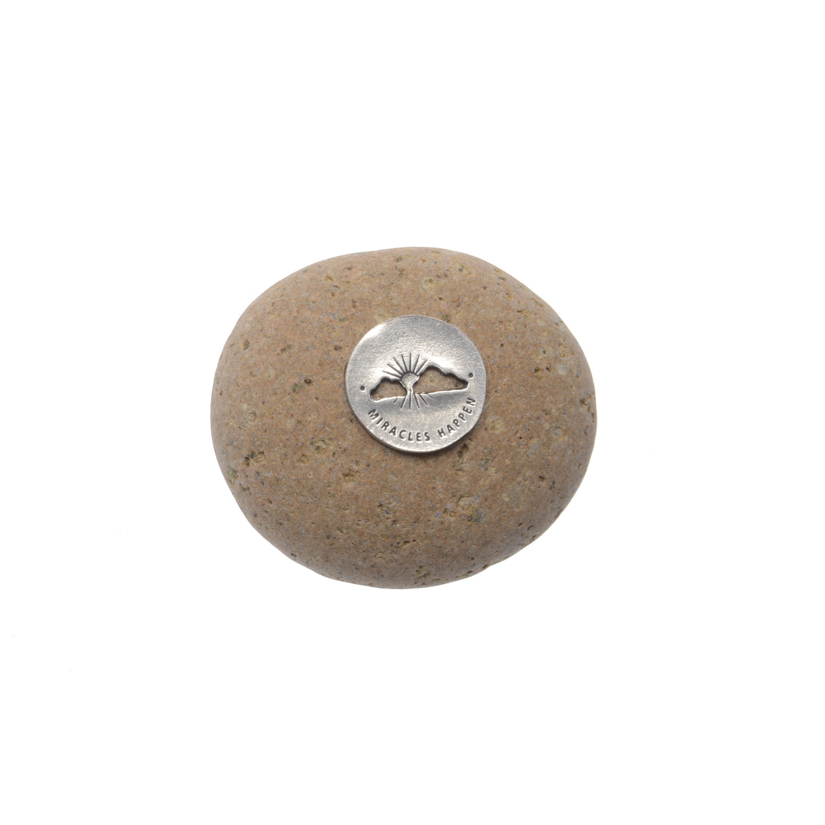 Miracles Happen Meditation Stone - Hope & Faith Gift