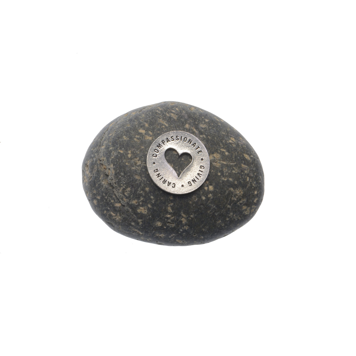 Caring Compassionate Giving Meditation Stone - Kindness & Generosity Gift