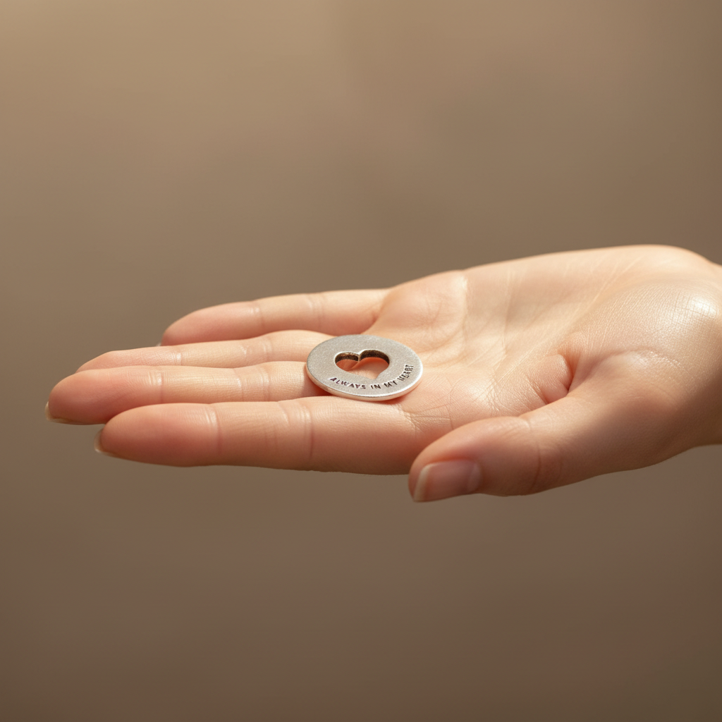 Love Blessing Ring in Open Hand