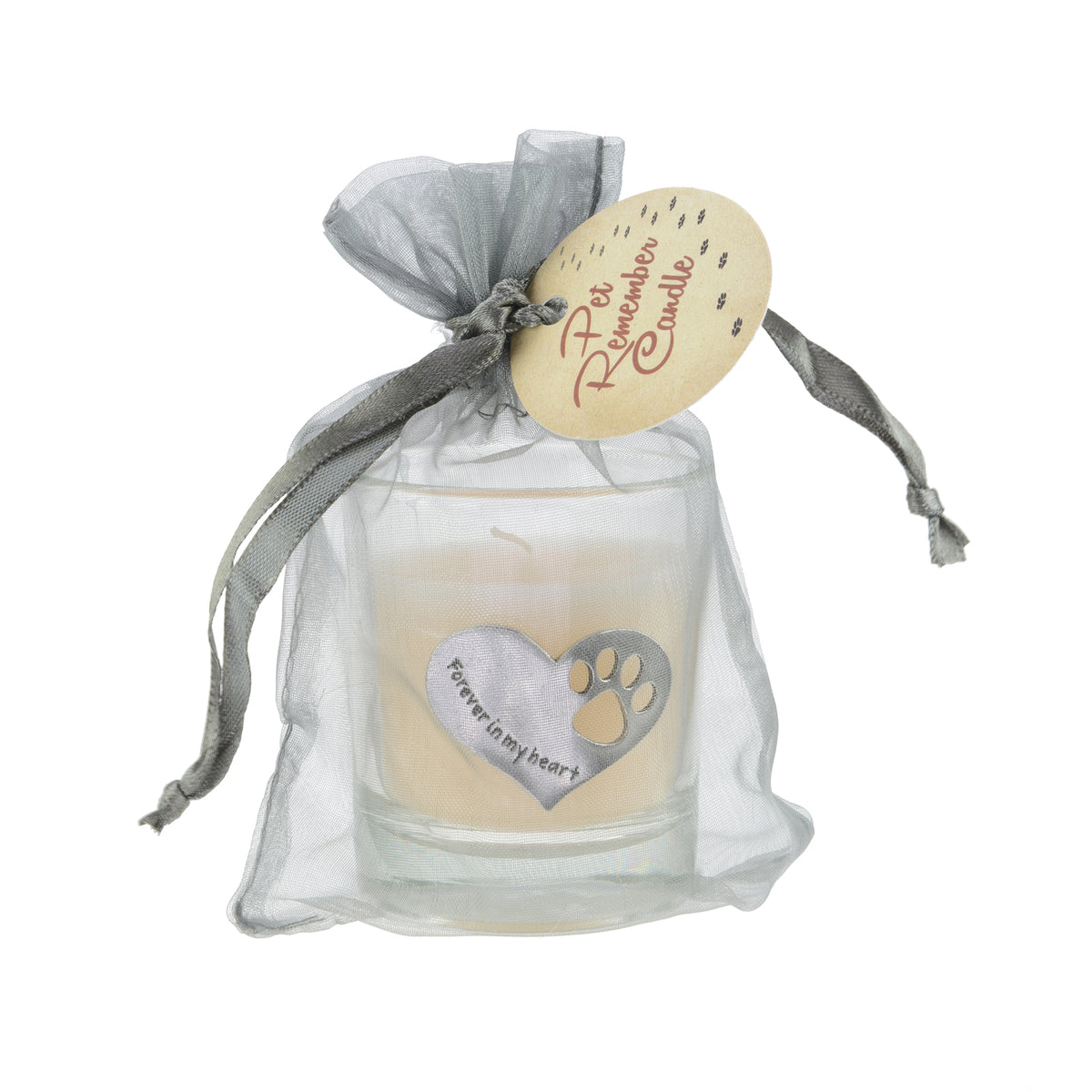 Forever in My Heart Pet Memorial Candle - Dog & Cat Loss Gift