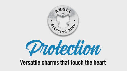 Angel Blessing Ring Charm | Guardian Angel | Protection Gift