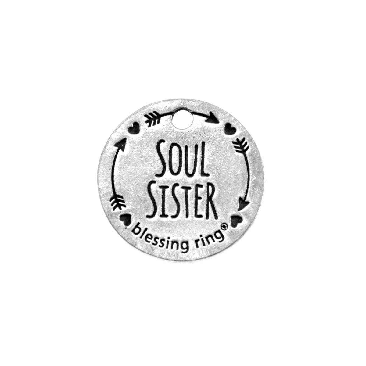 Soul Sister Blessing Ring | Best Friend Charm | Love Joy Cherish Gift