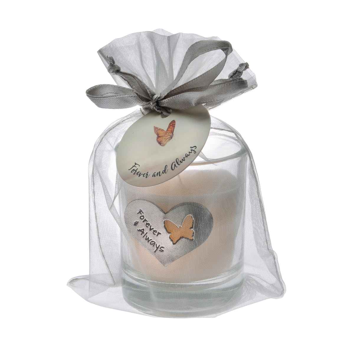 Forever and Always Butterfly Memorial Candle - Eternal Love Gift