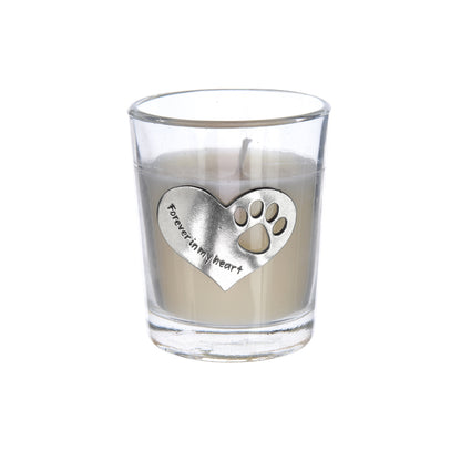 Forever in My Heart Pet Memorial Candle - Dog & Cat Loss Gift