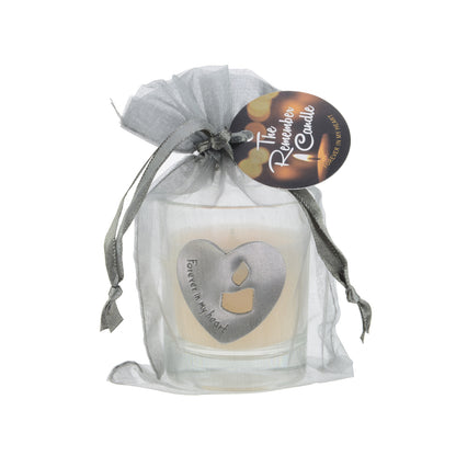 Forever in My Heart Memorial Candle - Sympathy Gift for Loss
