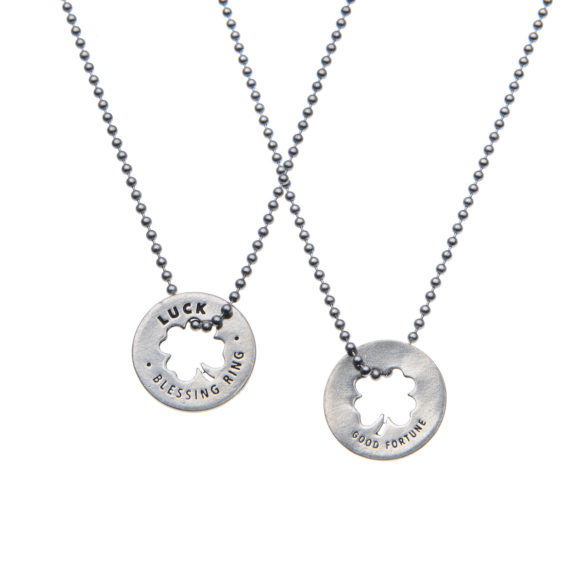 Luck Blessing Ring on a necklace