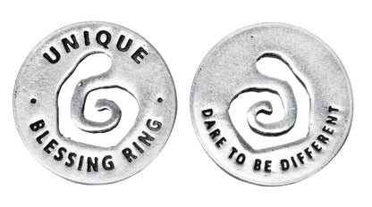 Unique Blessing Ring front and back