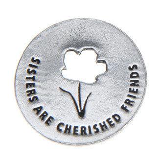 Sister Blessing Ring back (on back - Sisters are cherished friends)