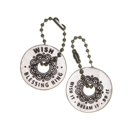 "Wish Blessing Ring | Wish It Dream It Do It Inspirational Charm"